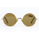 Persol RATTI AGRA Gold round sunglasses front