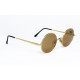 Persol RATTI AGRA Gold round sunglasses details